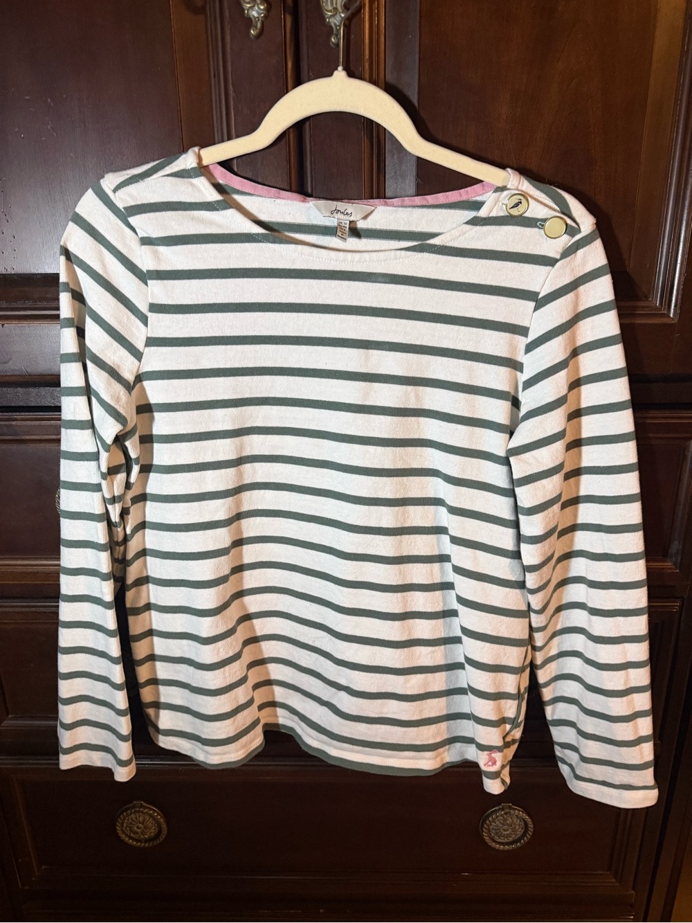 Joules women’s size 8 striped top